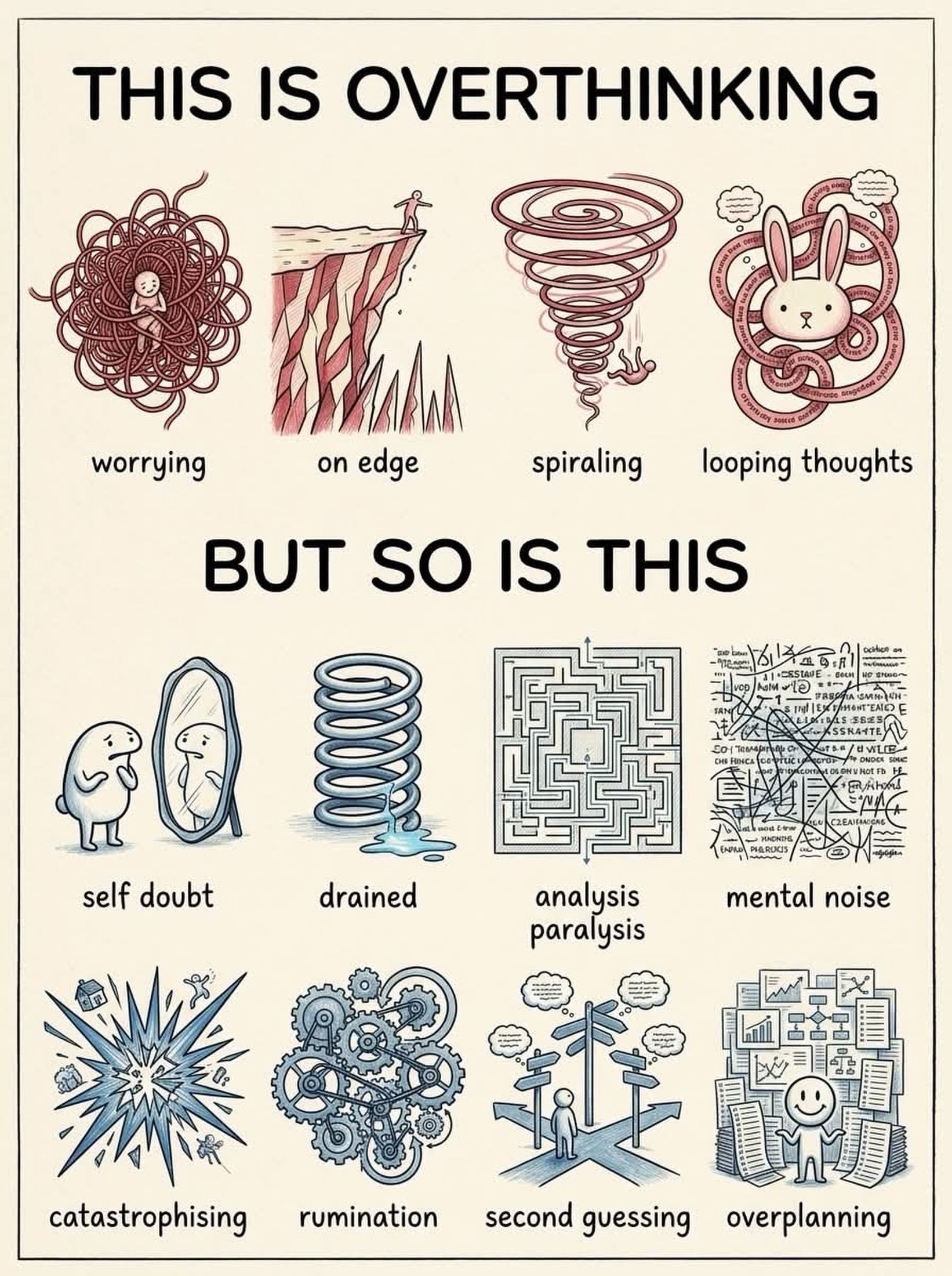 This made me think about myself and my thought patterns.